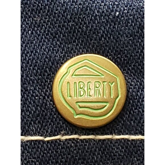 Liberty Denim Overalls Men's Size 40 x 32 Blue Cotton Workwear Farmer Carpenter - Picture 6 of 10